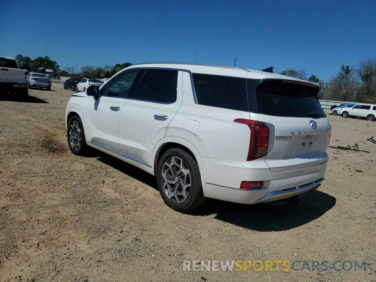 2 Photograph of a damaged car KM8R7DHEXMU228740 HYUNDAI PALISADE 2021