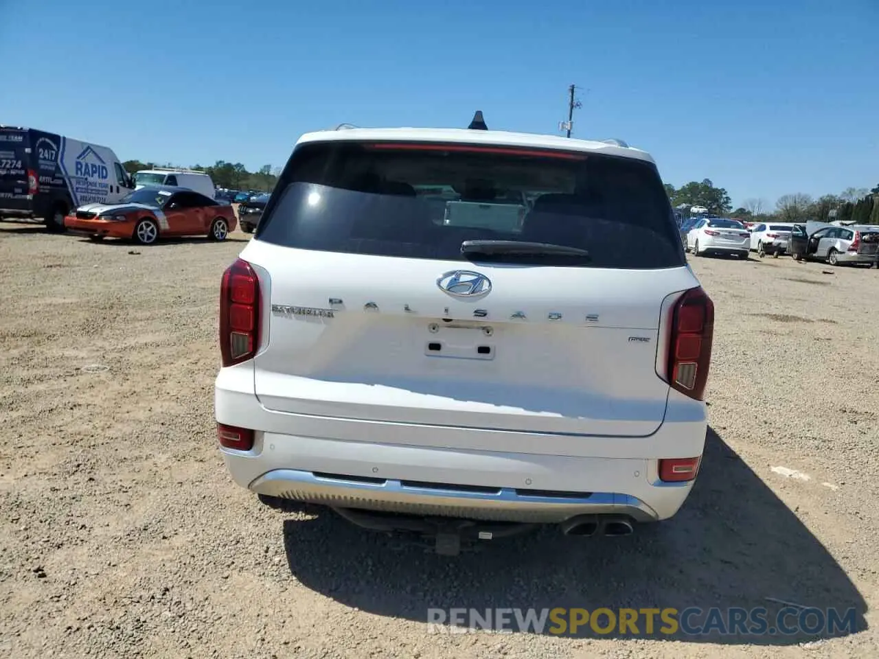 6 Photograph of a damaged car KM8R7DHEXMU228740 HYUNDAI PALISADE 2021