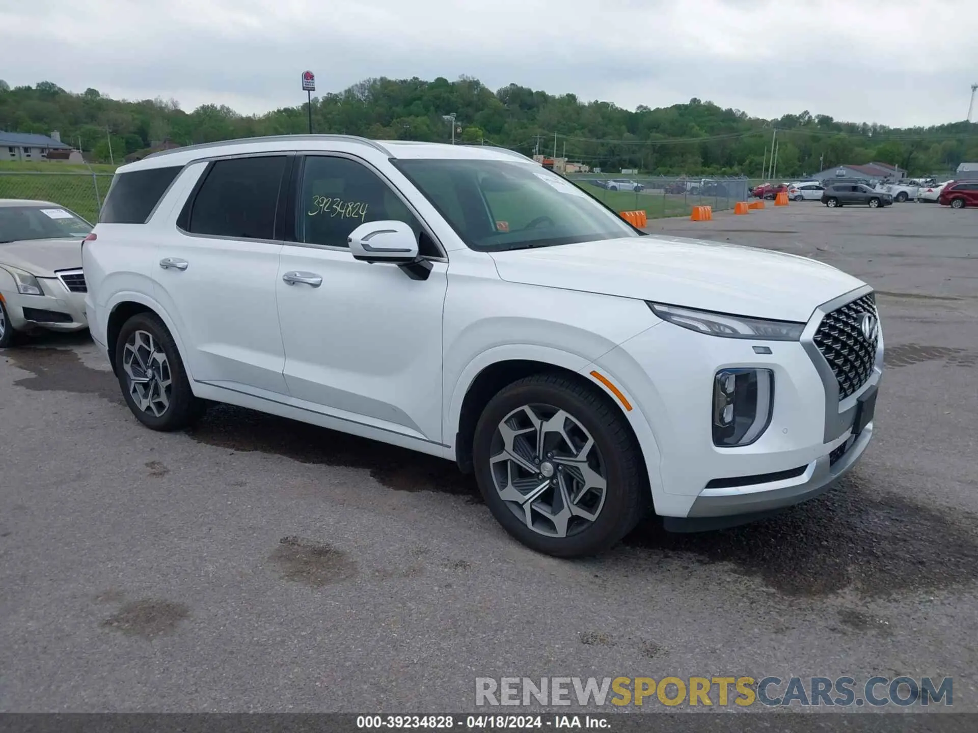 1 Photograph of a damaged car KM8R7DHEXMU309978 HYUNDAI PALISADE 2021