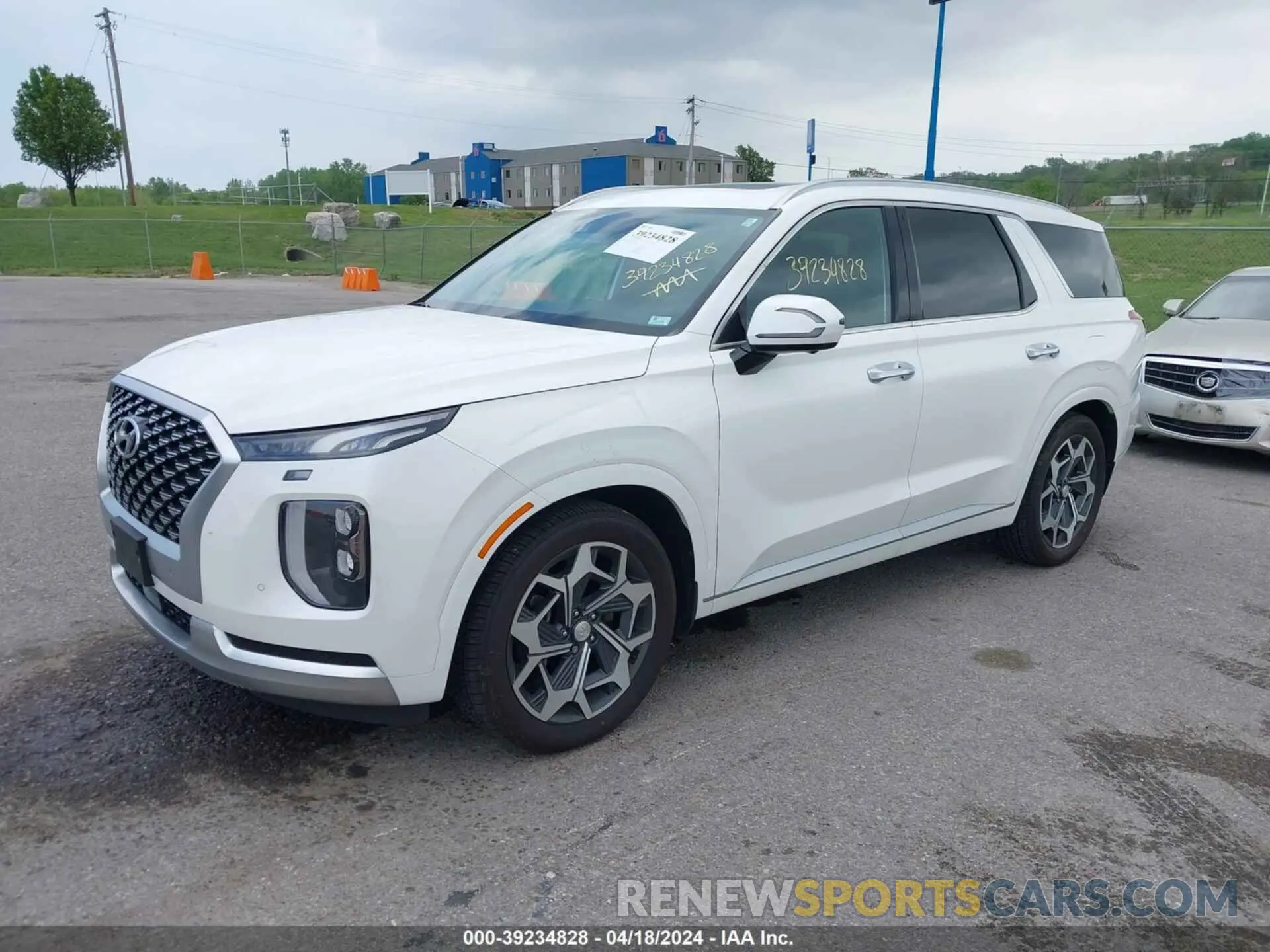 2 Photograph of a damaged car KM8R7DHEXMU309978 HYUNDAI PALISADE 2021
