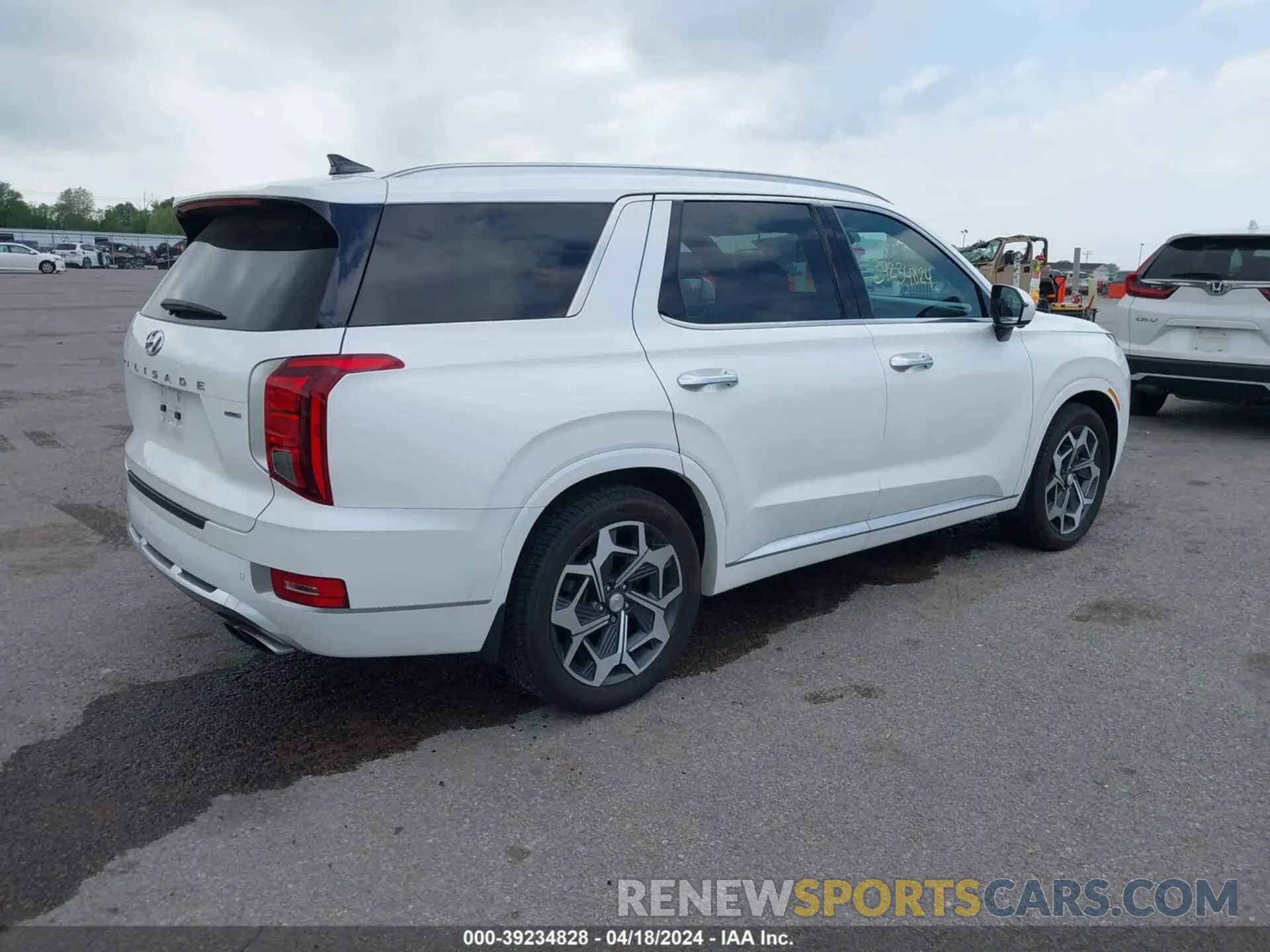 4 Photograph of a damaged car KM8R7DHEXMU309978 HYUNDAI PALISADE 2021