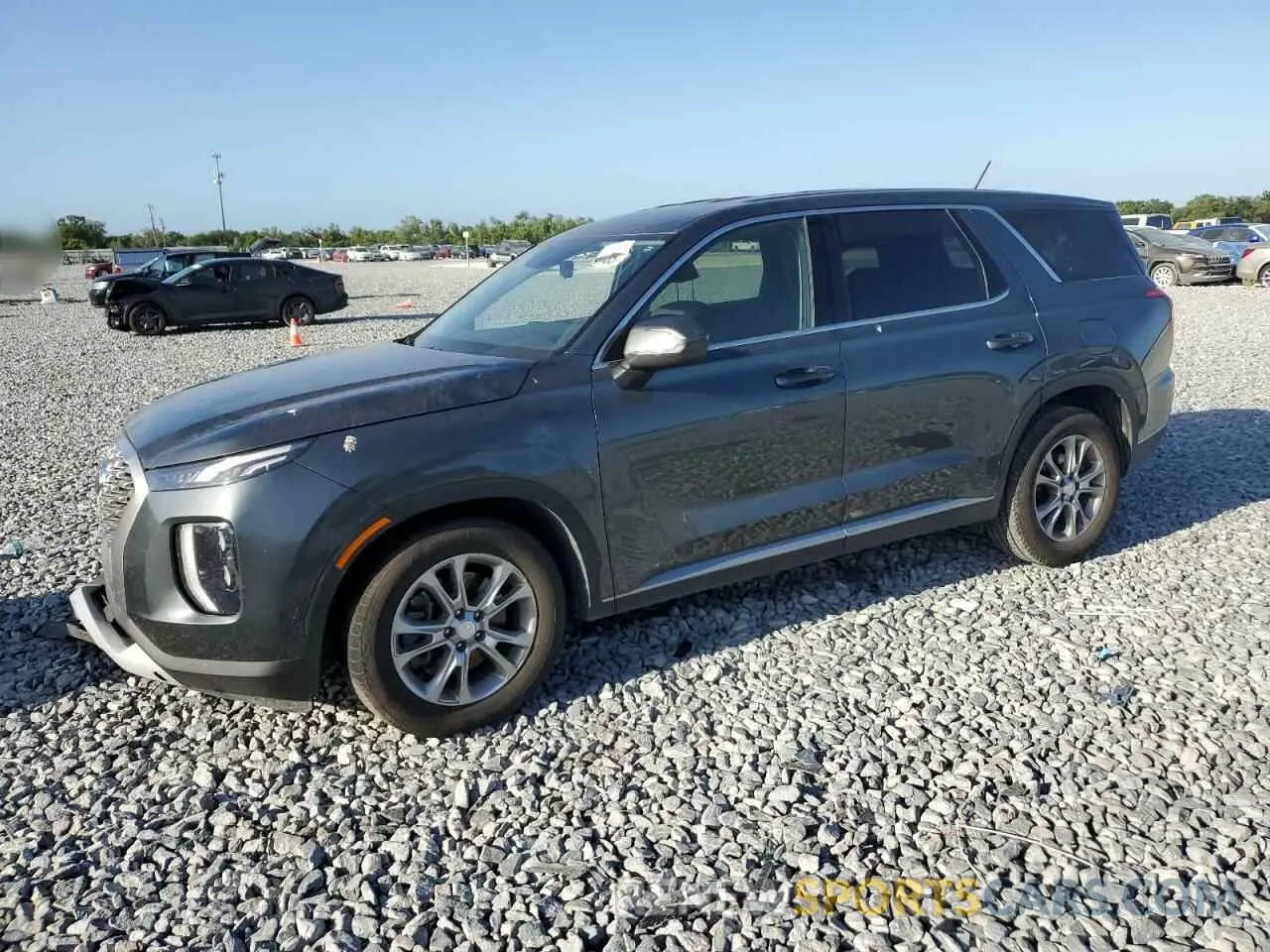 1 Photograph of a damaged car KM8R14HE2NU382944 HYUNDAI PALISADE 2022