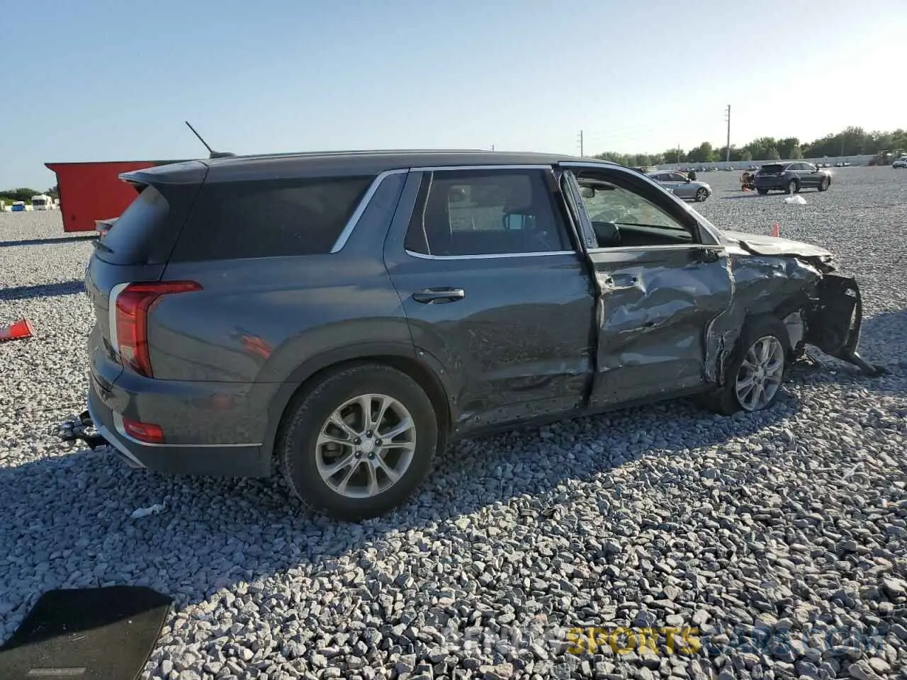 3 Photograph of a damaged car KM8R14HE2NU382944 HYUNDAI PALISADE 2022