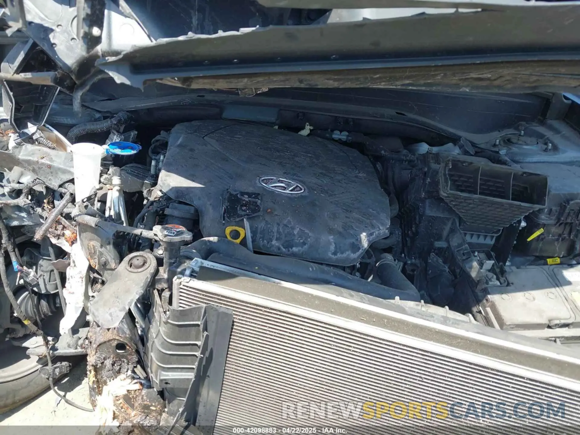 10 Photograph of a damaged car KM8R14HE2NU483403 HYUNDAI PALISADE 2022
