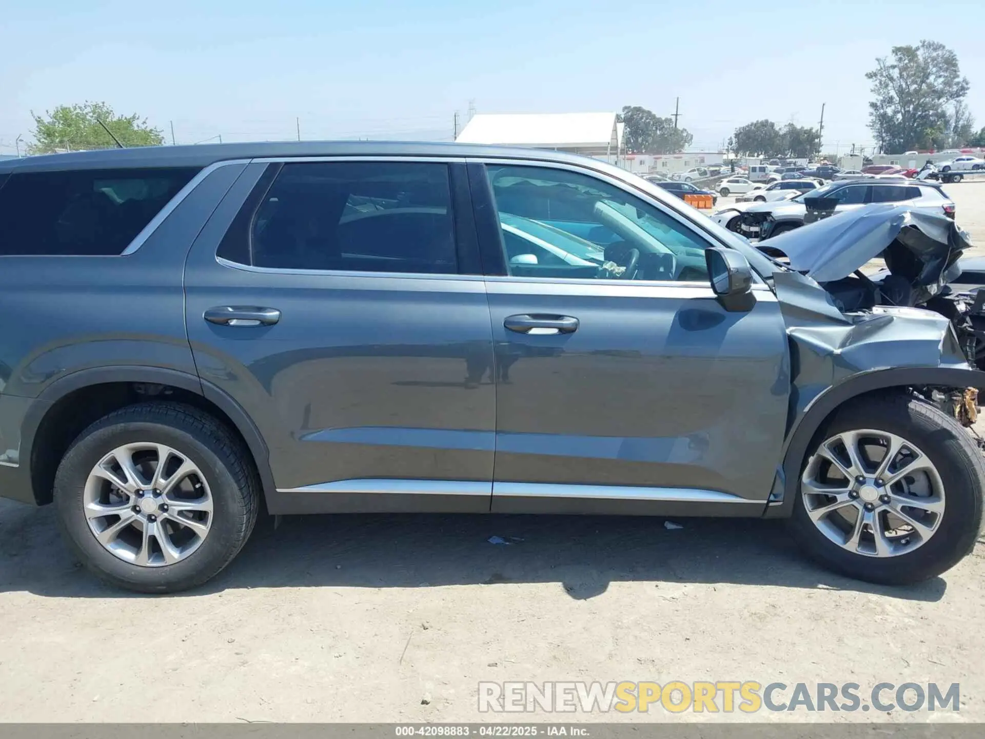 13 Photograph of a damaged car KM8R14HE2NU483403 HYUNDAI PALISADE 2022