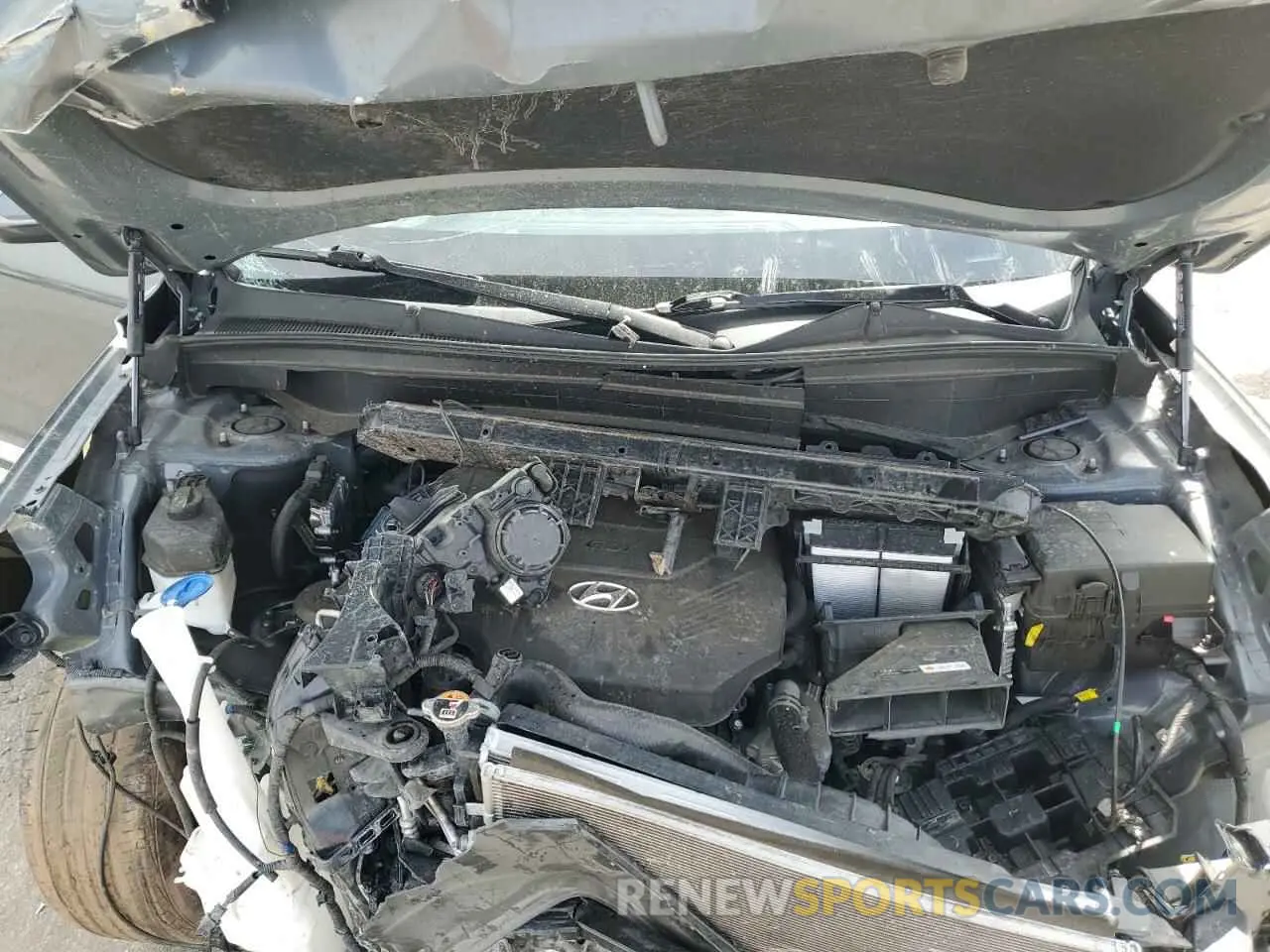 13 Photograph of a damaged car KM8R14HE7NU458349 HYUNDAI PALISADE 2022