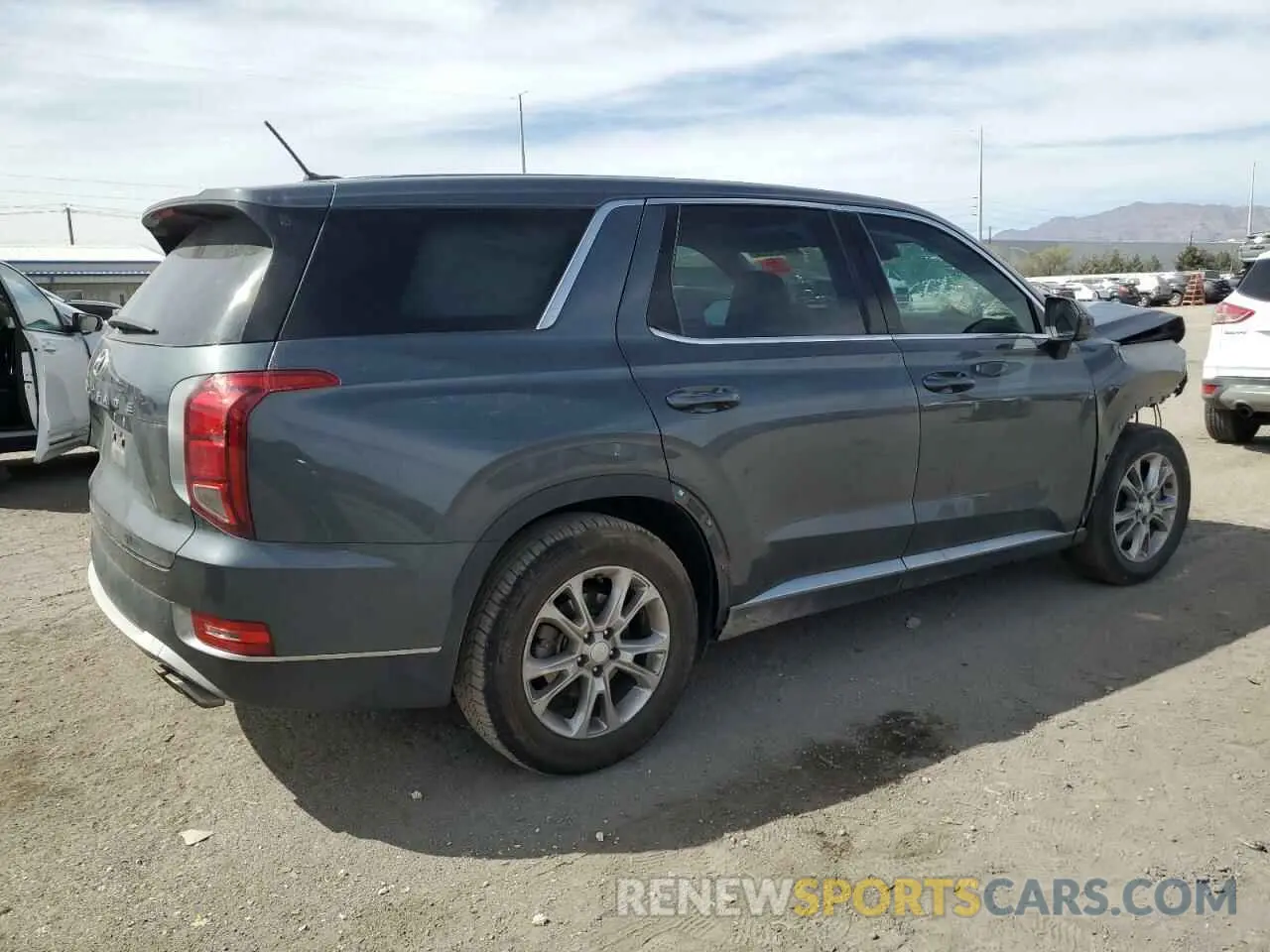 3 Photograph of a damaged car KM8R14HE7NU458349 HYUNDAI PALISADE 2022