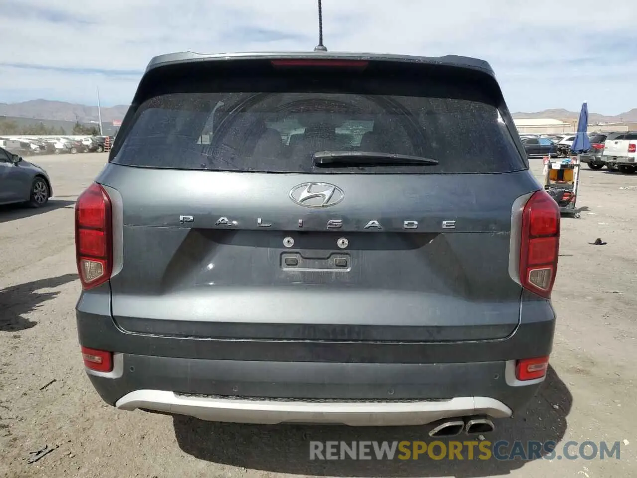 6 Photograph of a damaged car KM8R14HE7NU458349 HYUNDAI PALISADE 2022