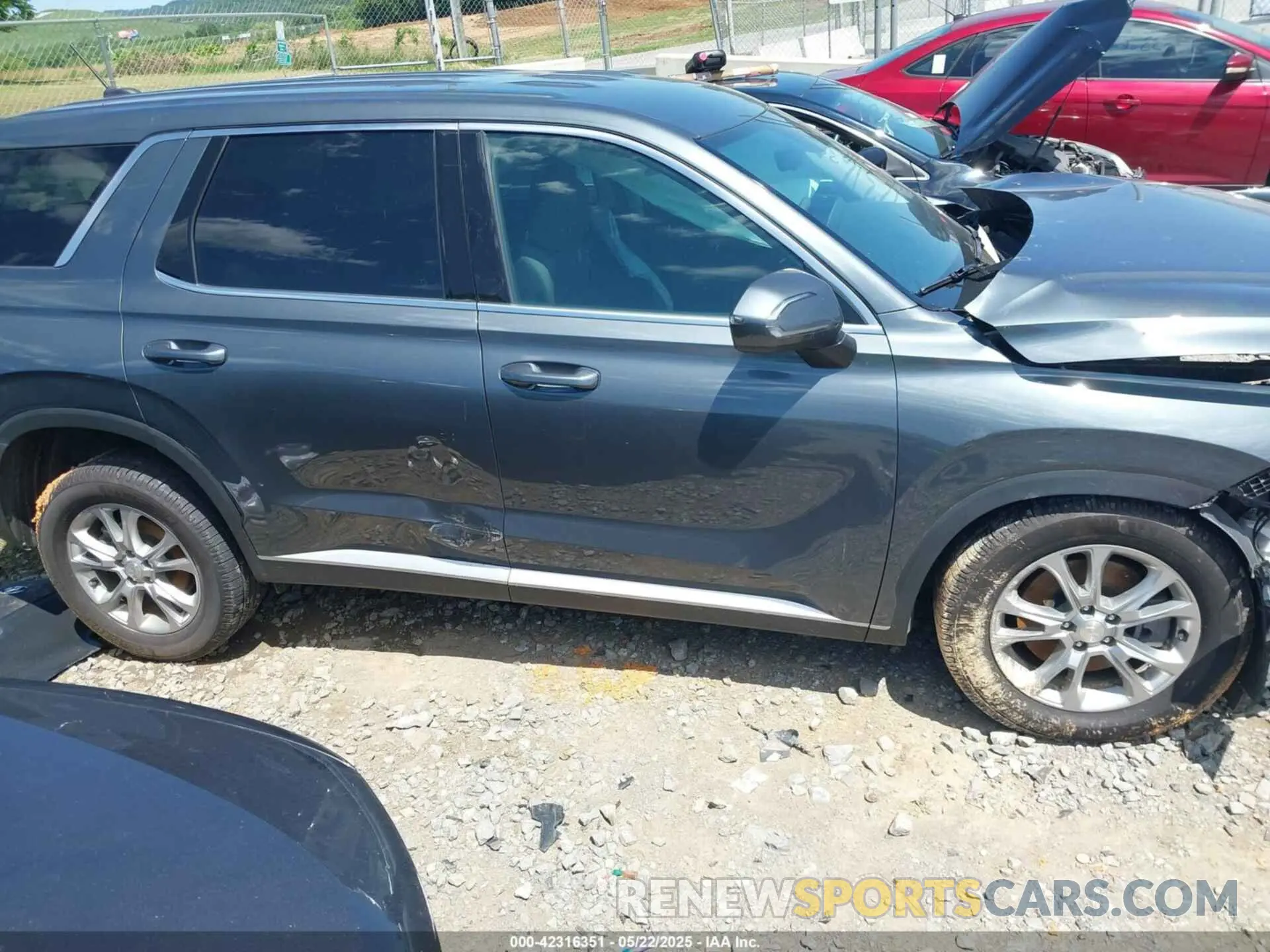13 Photograph of a damaged car KM8R14HEXNU362988 HYUNDAI PALISADE 2022