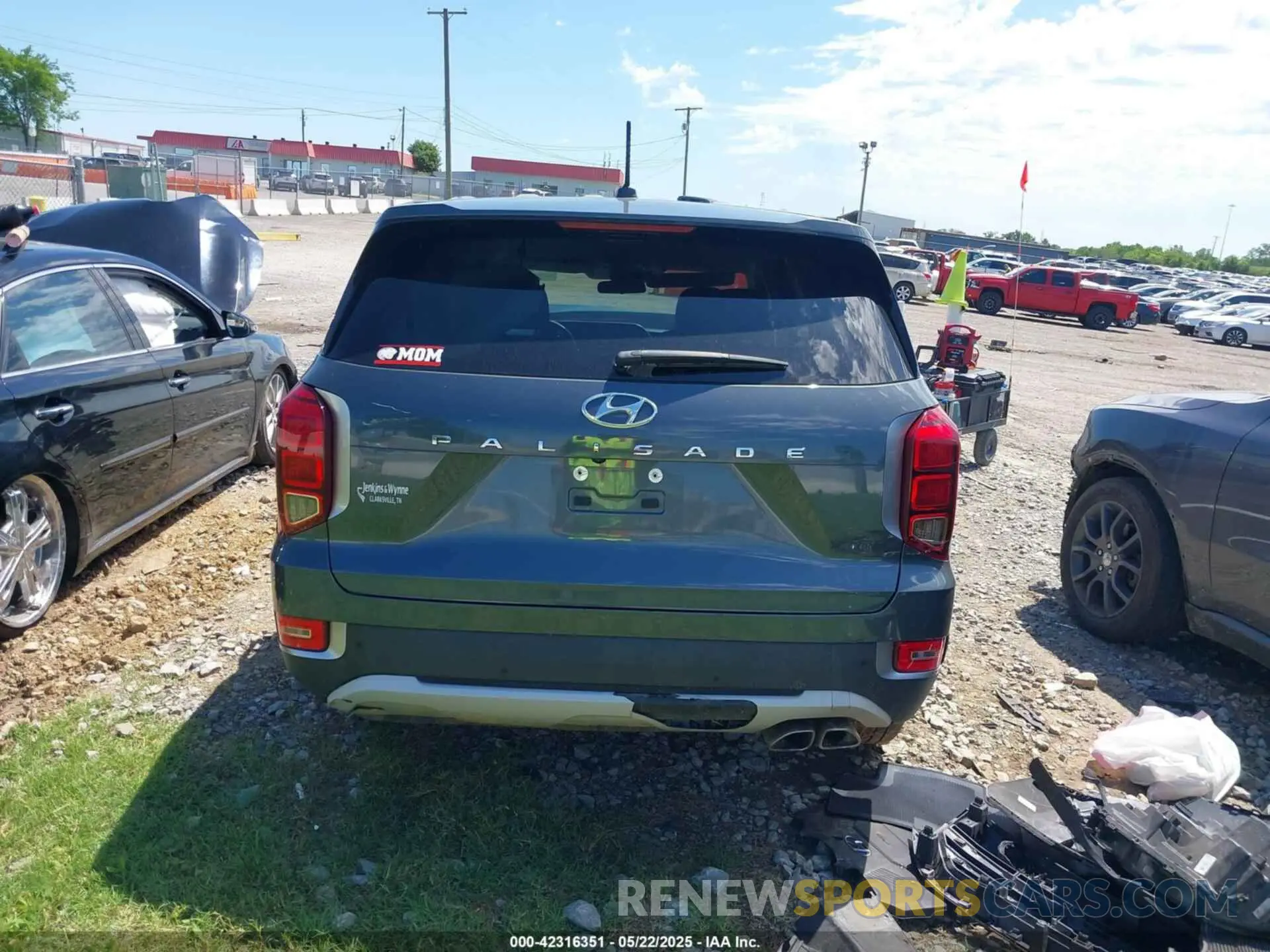 16 Photograph of a damaged car KM8R14HEXNU362988 HYUNDAI PALISADE 2022