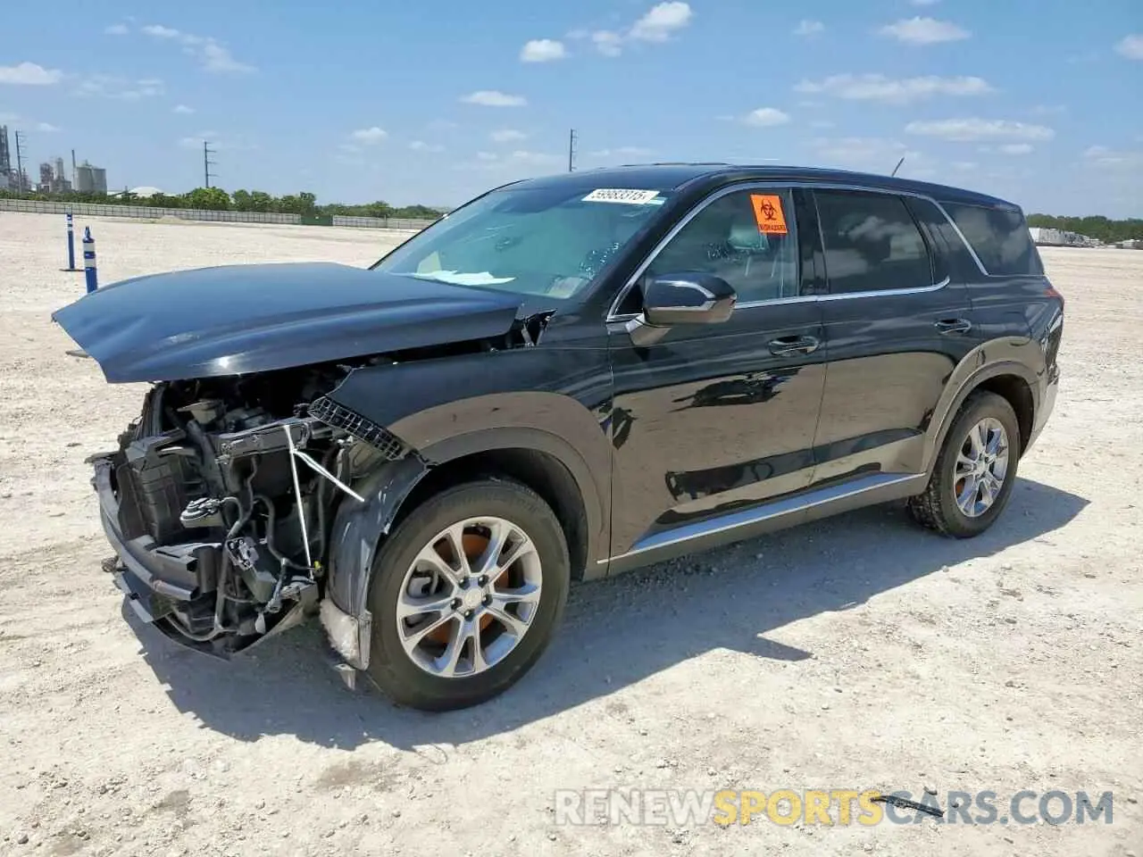 1 Photograph of a damaged car KM8R1DHE0NU362160 HYUNDAI PALISADE 2022