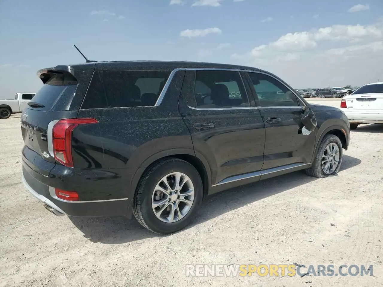 3 Photograph of a damaged car KM8R1DHE8NU387565 HYUNDAI PALISADE 2022