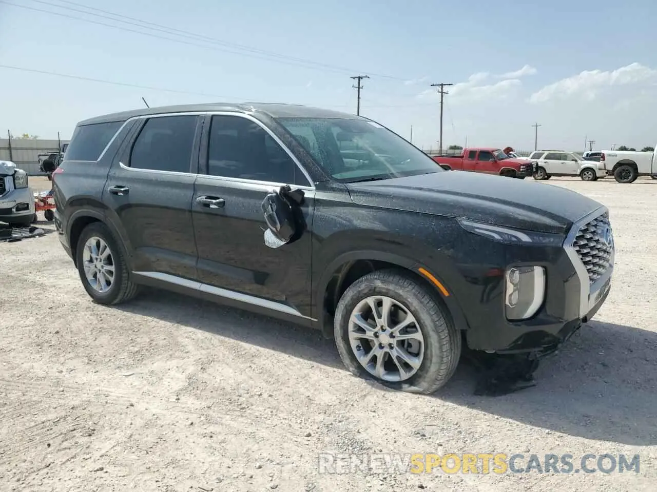 4 Photograph of a damaged car KM8R1DHE8NU387565 HYUNDAI PALISADE 2022