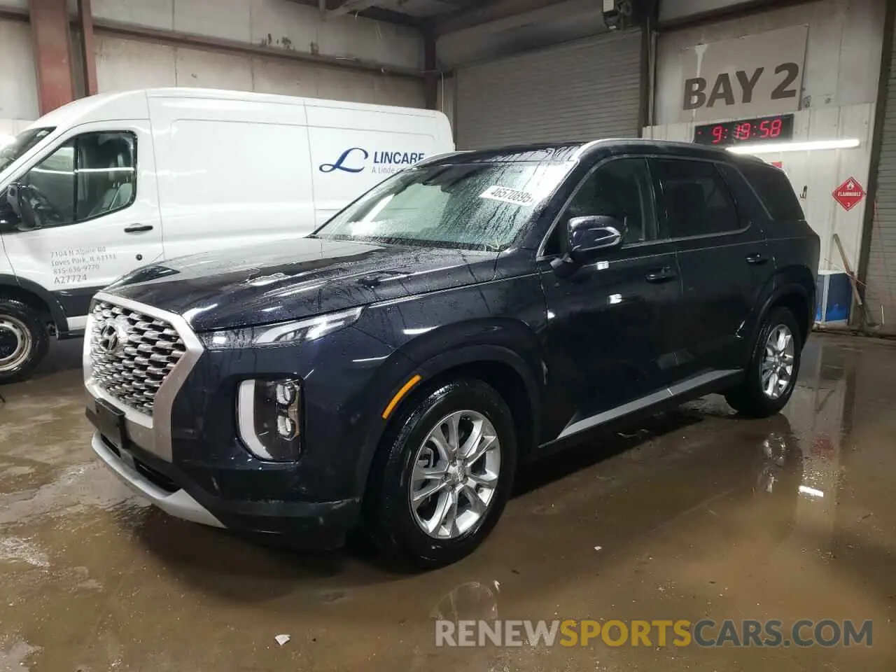 1 Photograph of a damaged car KM8R1DHE8NU470686 HYUNDAI PALISADE 2022