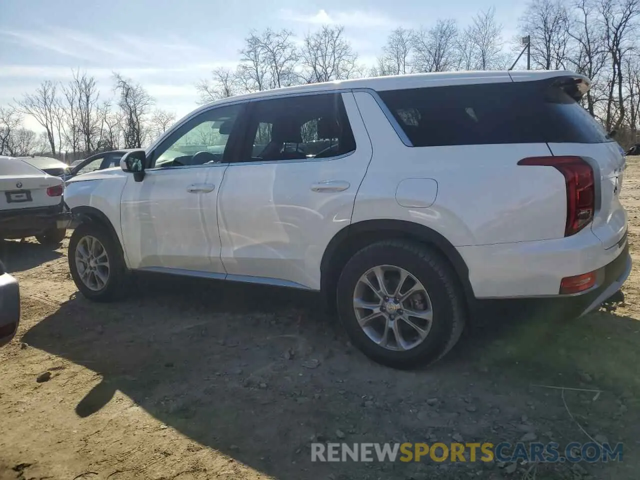 2 Photograph of a damaged car KM8R1DHE9NU380057 HYUNDAI PALISADE 2022