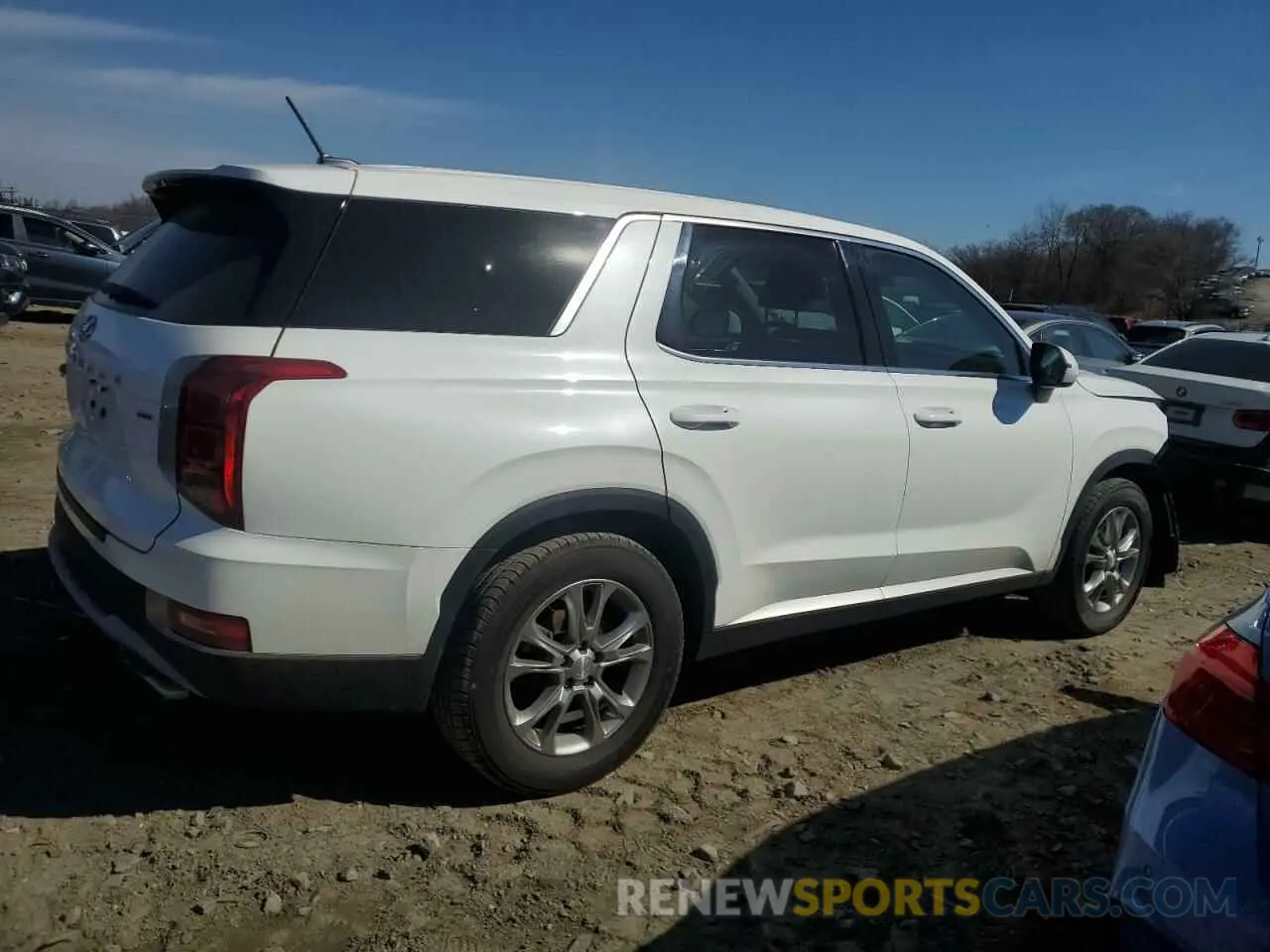 3 Photograph of a damaged car KM8R1DHE9NU380057 HYUNDAI PALISADE 2022