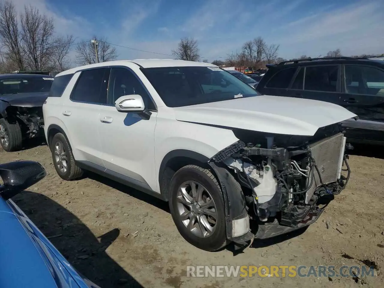 4 Photograph of a damaged car KM8R1DHE9NU380057 HYUNDAI PALISADE 2022