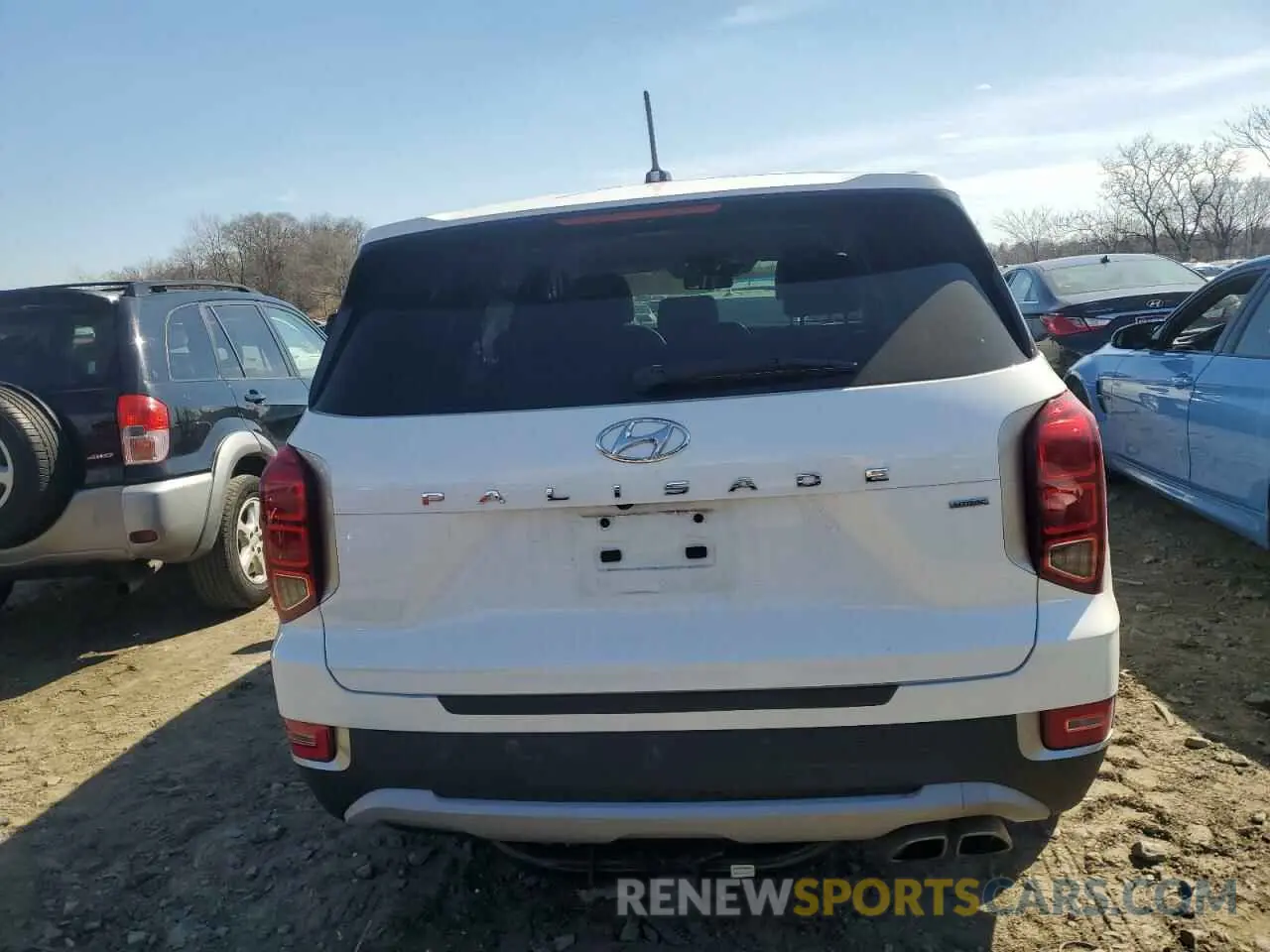 6 Photograph of a damaged car KM8R1DHE9NU380057 HYUNDAI PALISADE 2022