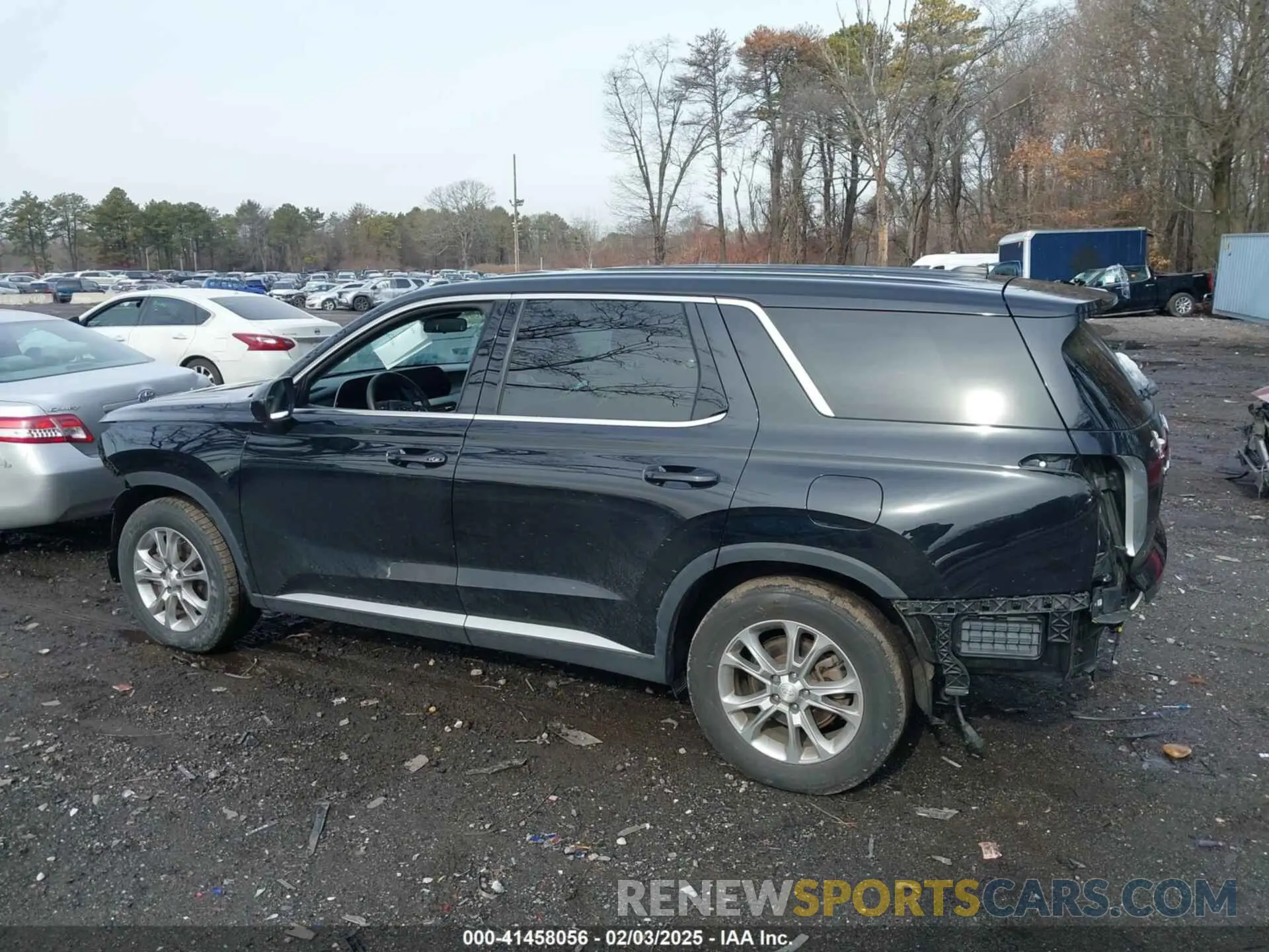 14 Photograph of a damaged car KM8R1DHE9NU393679 HYUNDAI PALISADE 2022