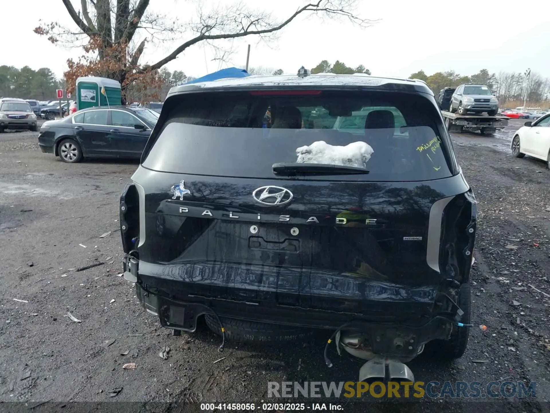 16 Photograph of a damaged car KM8R1DHE9NU393679 HYUNDAI PALISADE 2022