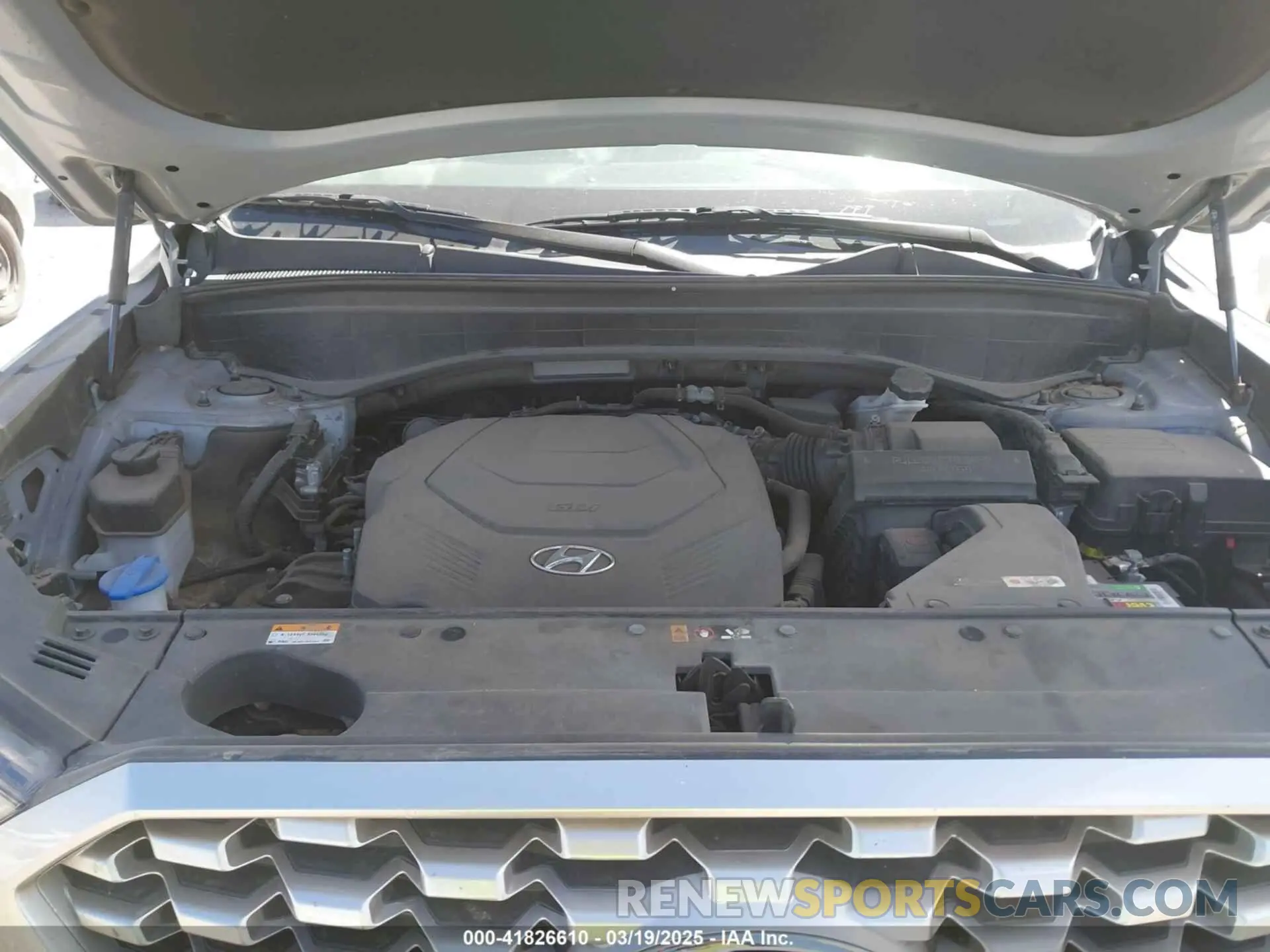 10 Photograph of a damaged car KM8R24HE1NU373472 HYUNDAI PALISADE 2022