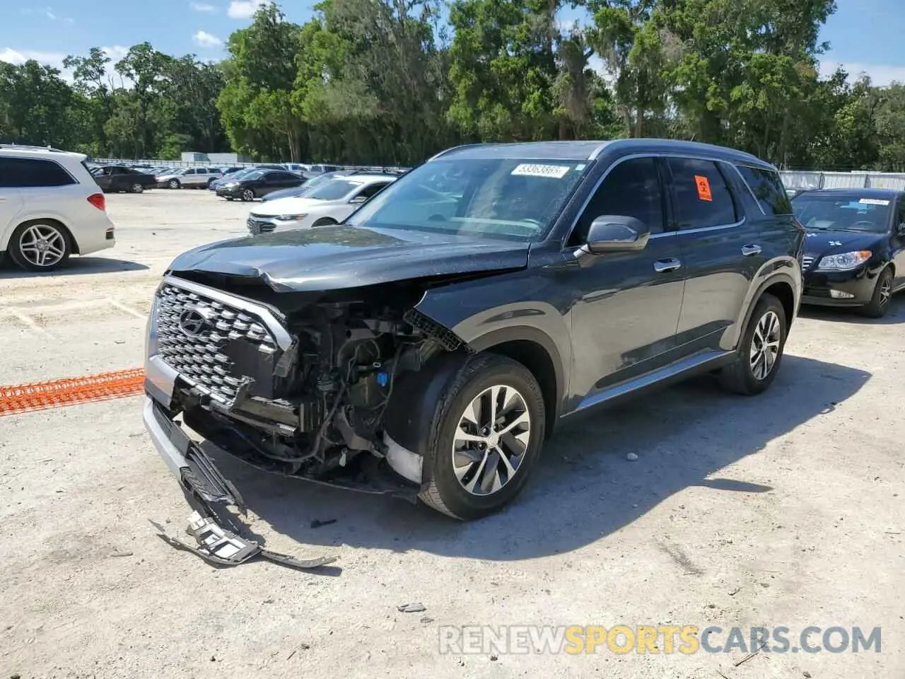 1 Photograph of a damaged car KM8R24HE2NU472785 HYUNDAI PALISADE 2022