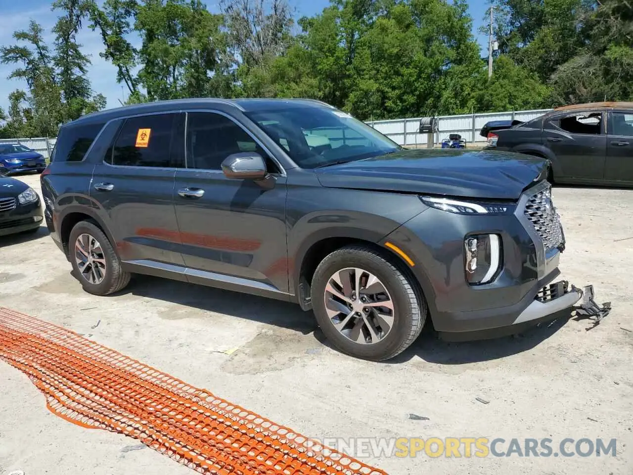 4 Photograph of a damaged car KM8R24HE2NU472785 HYUNDAI PALISADE 2022
