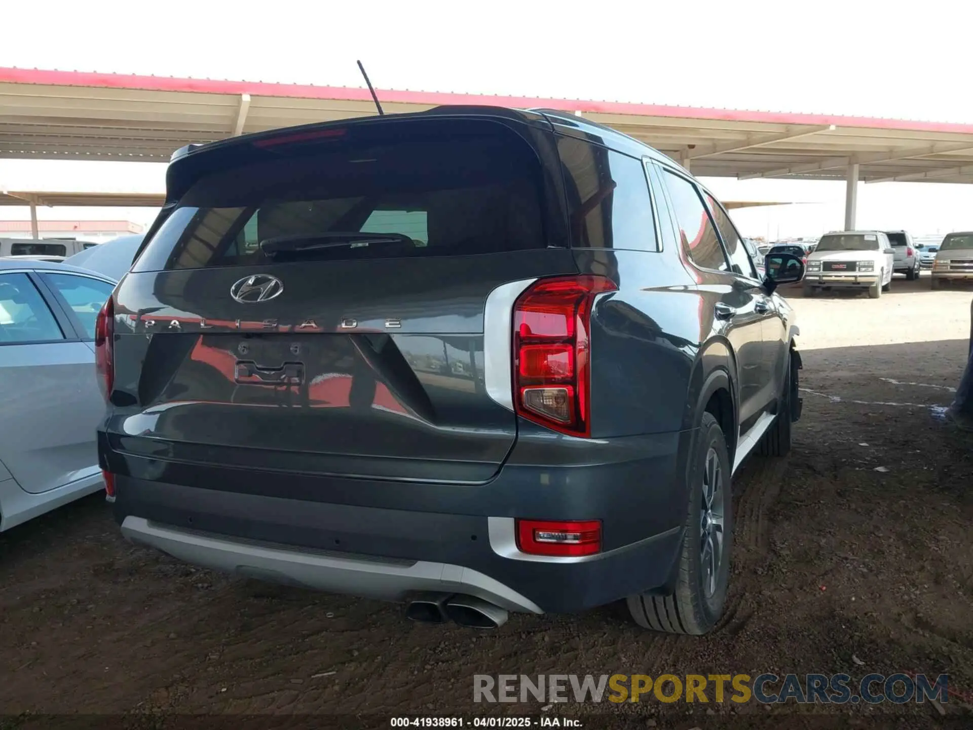 4 Photograph of a damaged car KM8R24HE6NU358742 HYUNDAI PALISADE 2022