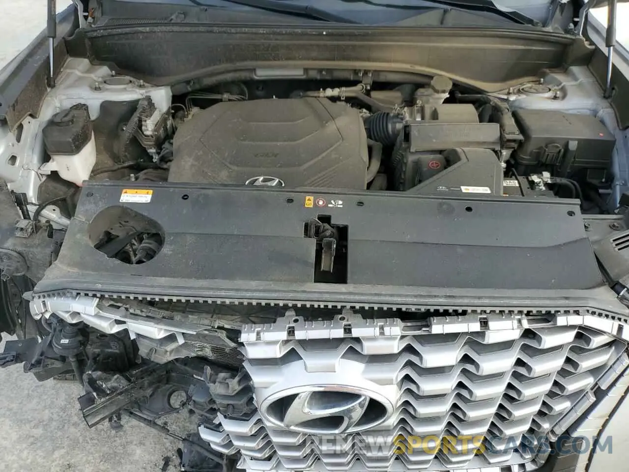14 Photograph of a damaged car KM8R24HE9NU373610 HYUNDAI PALISADE 2022