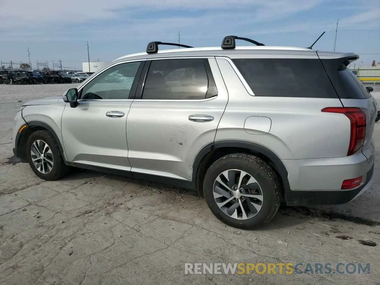2 Photograph of a damaged car KM8R24HE9NU373610 HYUNDAI PALISADE 2022
