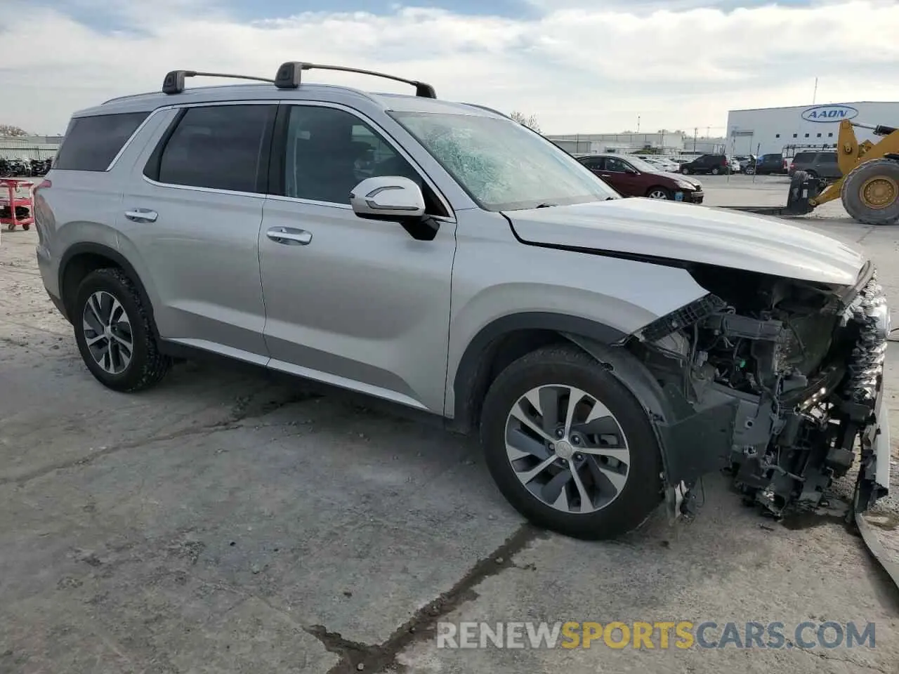 4 Photograph of a damaged car KM8R24HE9NU373610 HYUNDAI PALISADE 2022
