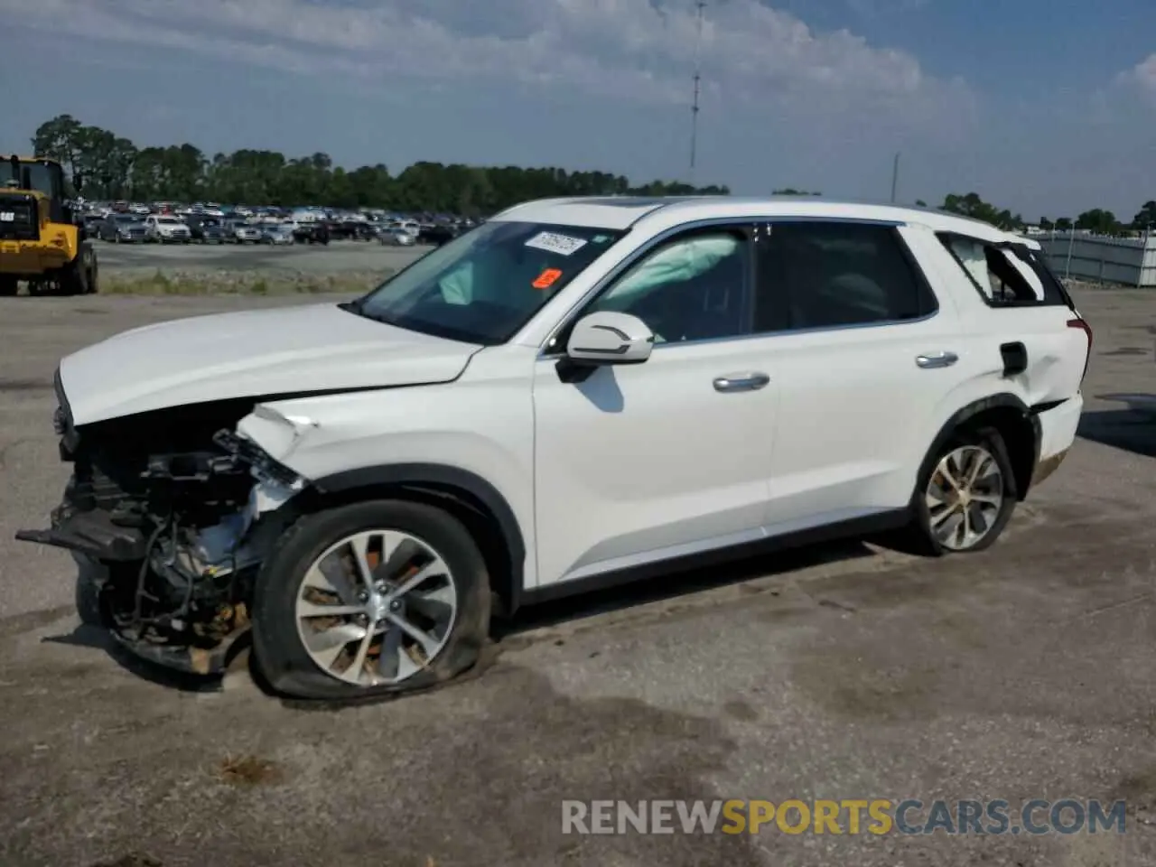 1 Photograph of a damaged car KM8R24HE9NU483329 HYUNDAI PALISADE 2022