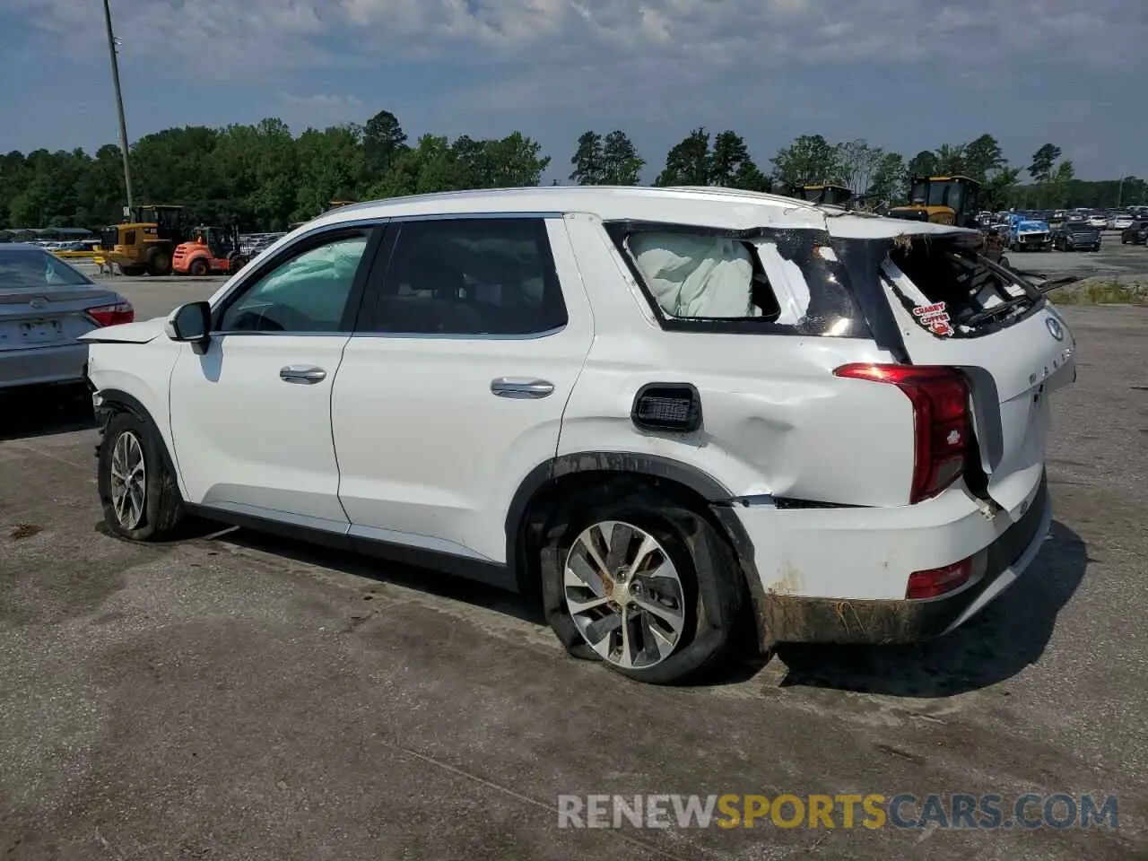 2 Photograph of a damaged car KM8R24HE9NU483329 HYUNDAI PALISADE 2022