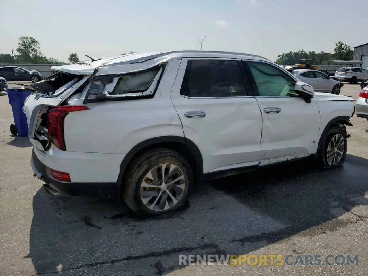 3 Photograph of a damaged car KM8R24HE9NU483329 HYUNDAI PALISADE 2022