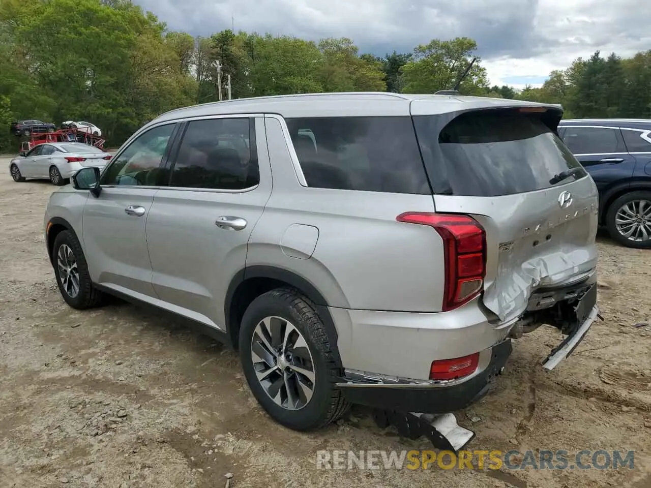2 Photograph of a damaged car KM8R2DHE1NU435114 HYUNDAI PALISADE 2022