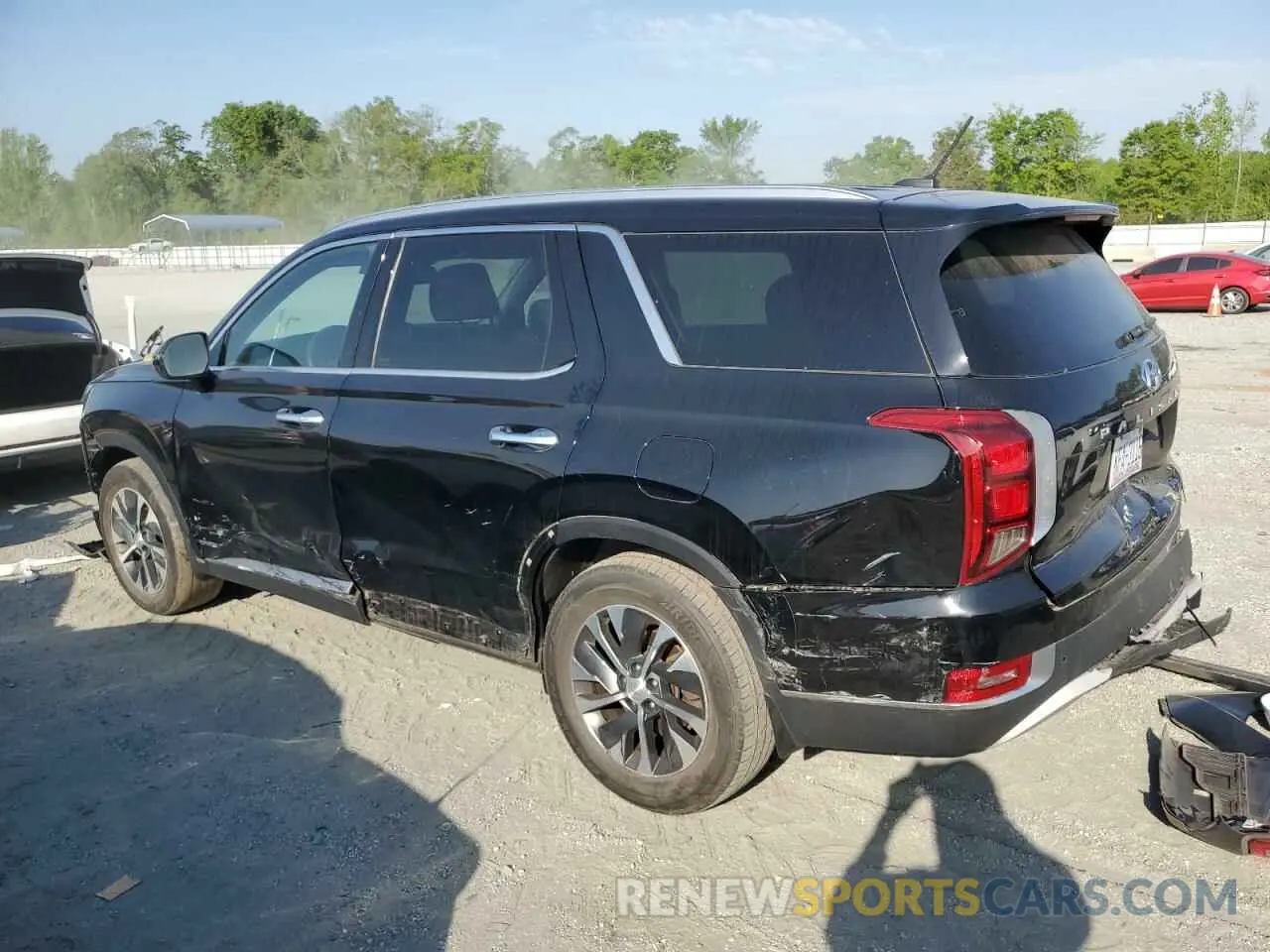 2 Photograph of a damaged car KM8R2DHE2NU336480 HYUNDAI PALISADE 2022