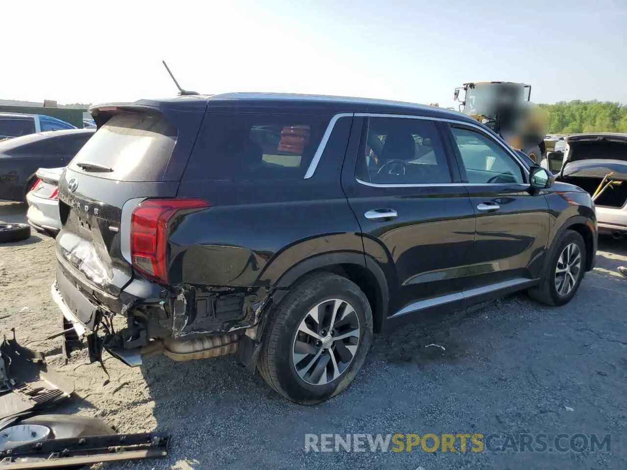 3 Photograph of a damaged car KM8R2DHE2NU336480 HYUNDAI PALISADE 2022