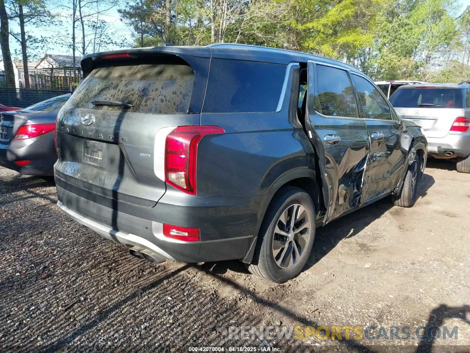 4 Photograph of a damaged car KM8R2DHE3NU471354 HYUNDAI PALISADE 2022