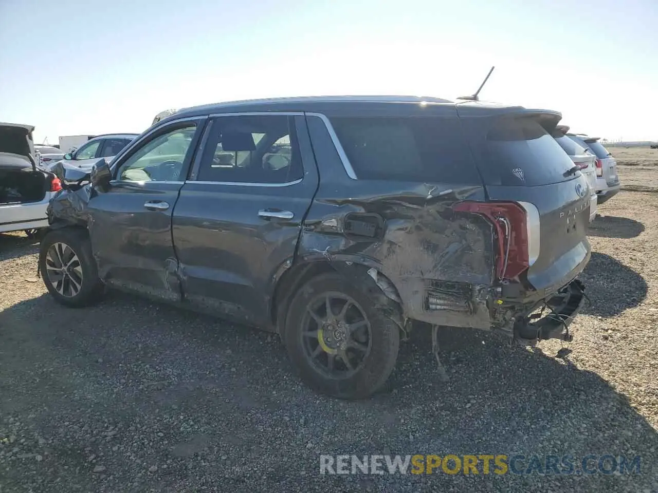 2 Photograph of a damaged car KM8R2DHE6NU453365 HYUNDAI PALISADE 2022