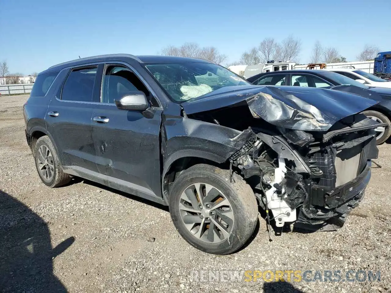 4 Photograph of a damaged car KM8R2DHE6NU453365 HYUNDAI PALISADE 2022