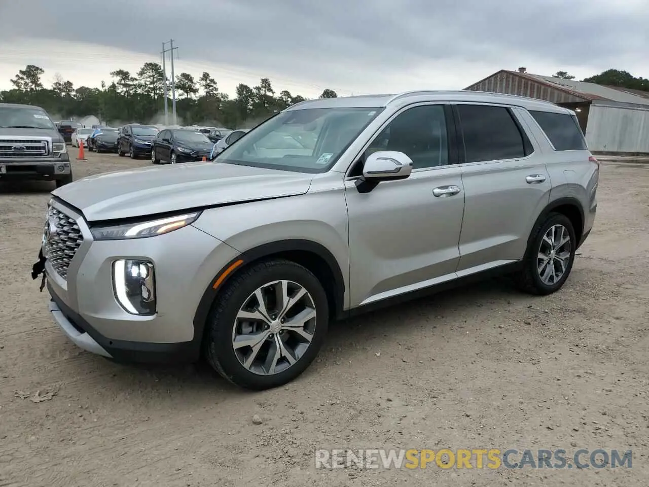 1 Photograph of a damaged car KM8R34HE4NU405828 HYUNDAI PALISADE 2022