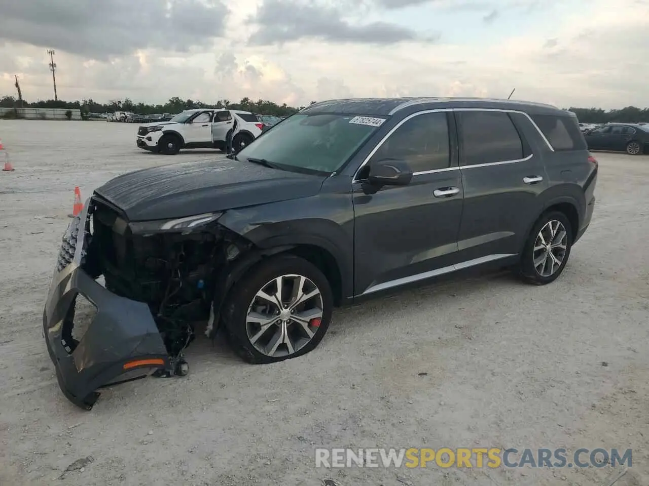 1 Photograph of a damaged car KM8R34HE6NU393861 HYUNDAI PALISADE 2022