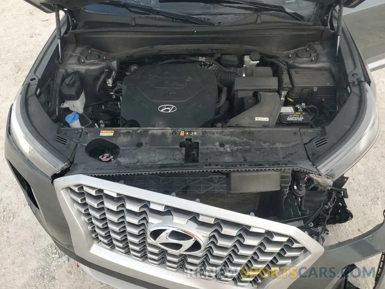 13 Photograph of a damaged car KM8R34HE6NU393861 HYUNDAI PALISADE 2022