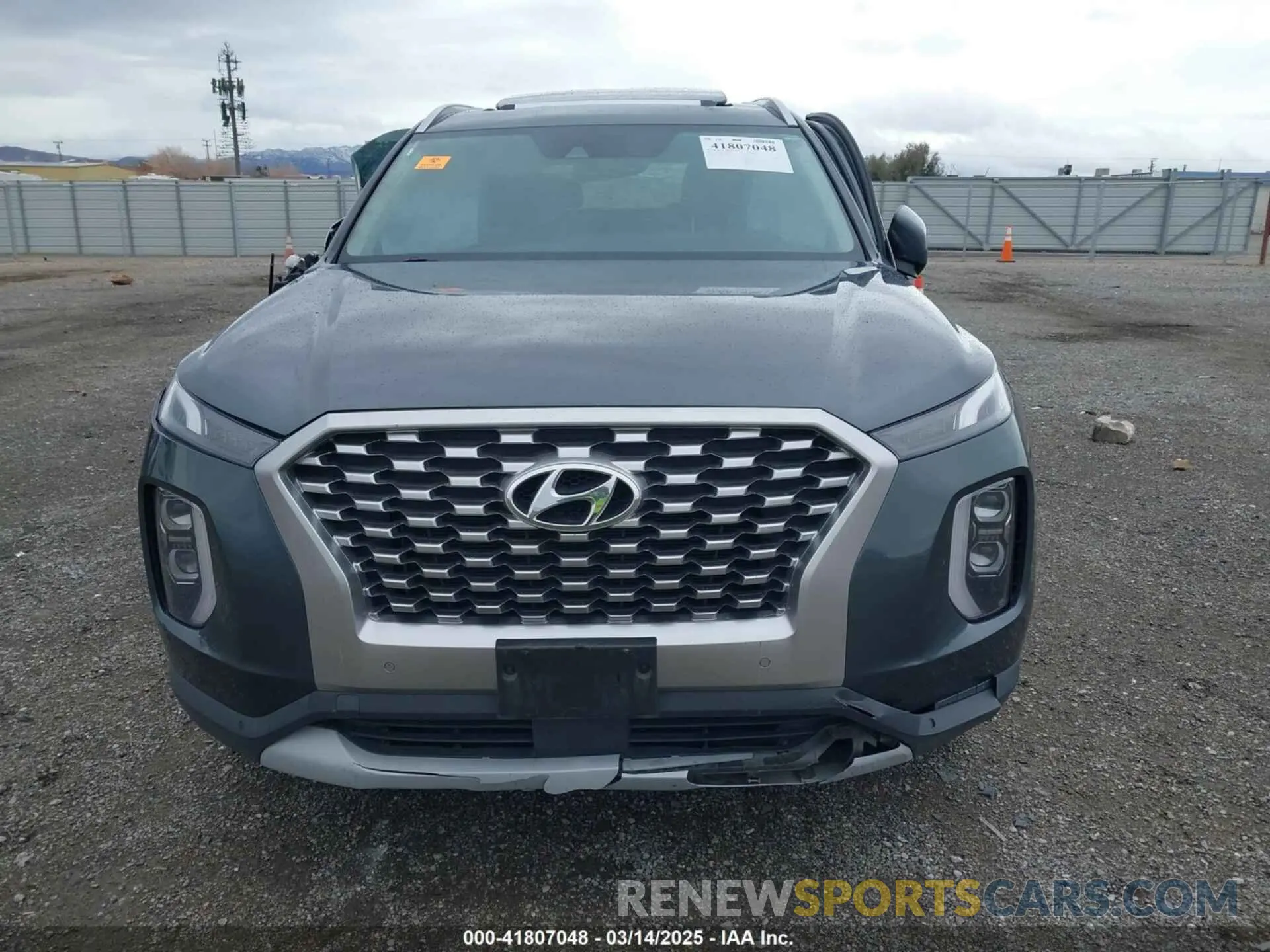 11 Photograph of a damaged car KM8R34HE7NU360772 HYUNDAI PALISADE 2022