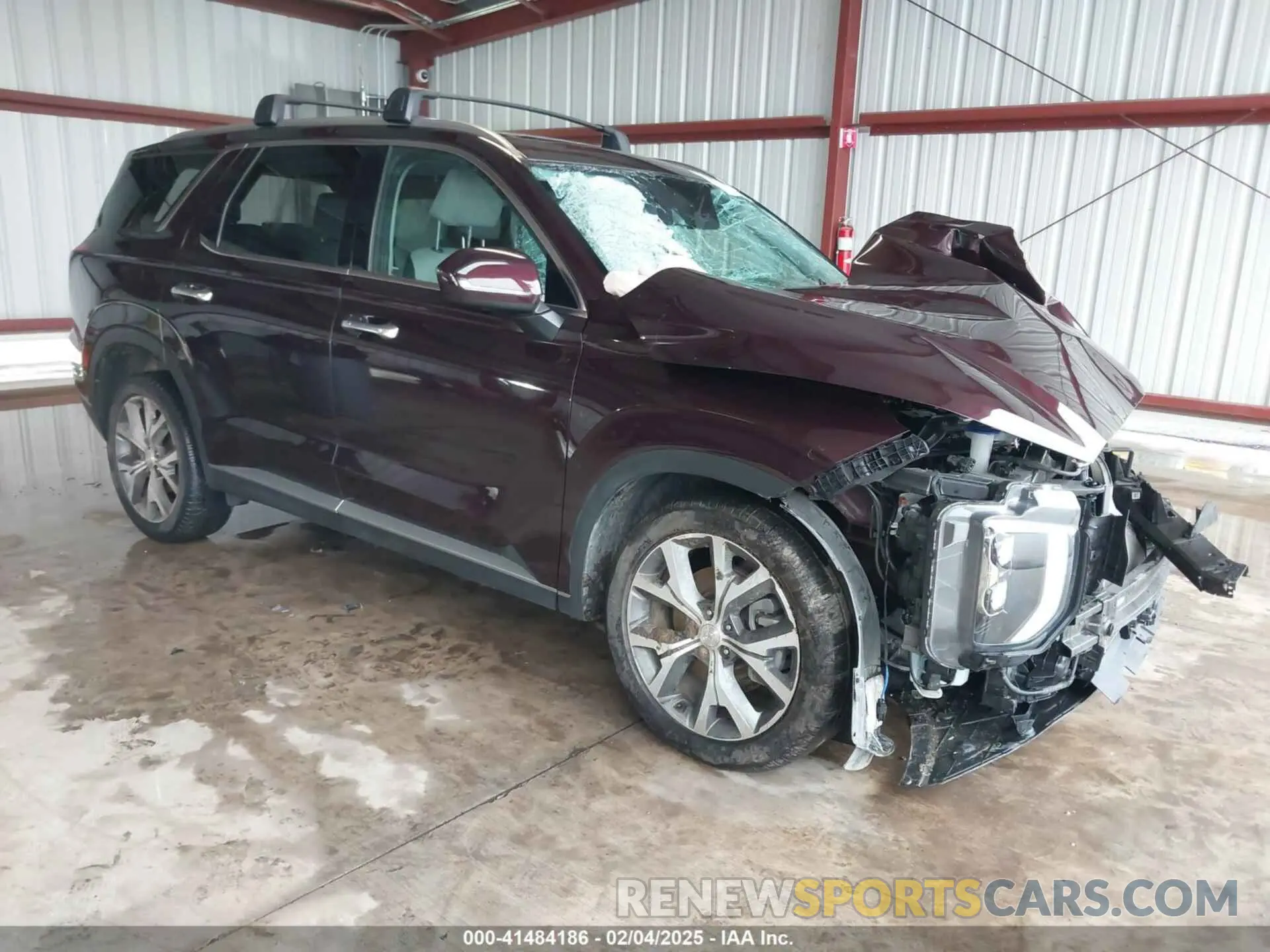 1 Photograph of a damaged car KM8R34HE8NU402642 HYUNDAI PALISADE 2022