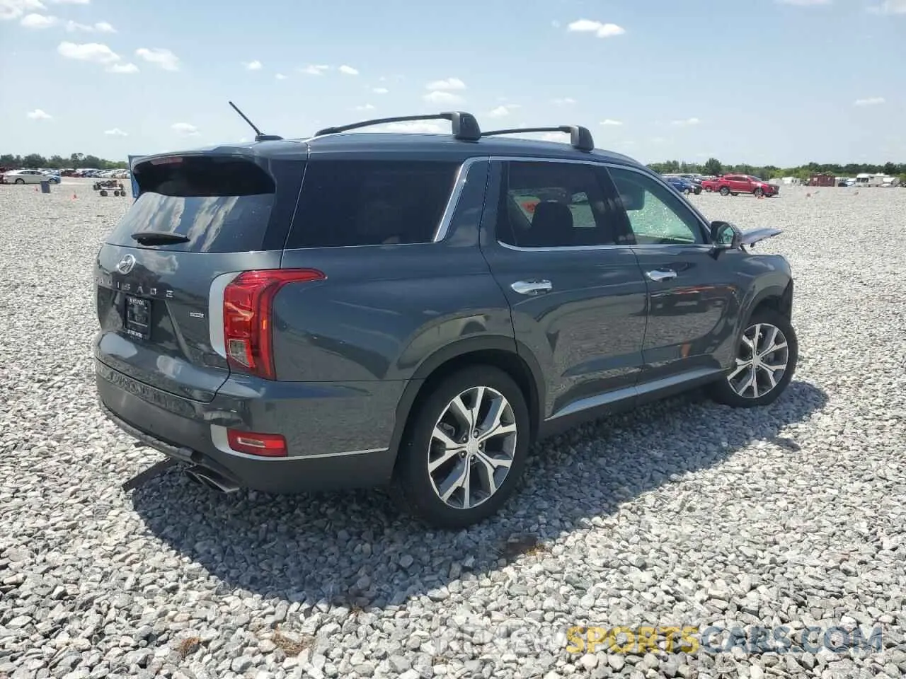 3 Photograph of a damaged car KM8R3DHE2NU391329 HYUNDAI PALISADE 2022