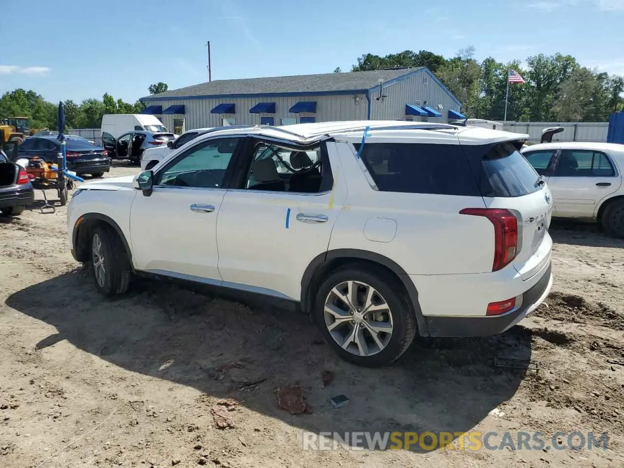 2 Photograph of a damaged car KM8R3DHE3NU419137 HYUNDAI PALISADE 2022