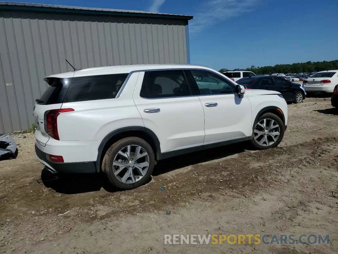 3 Photograph of a damaged car KM8R3DHE3NU419137 HYUNDAI PALISADE 2022