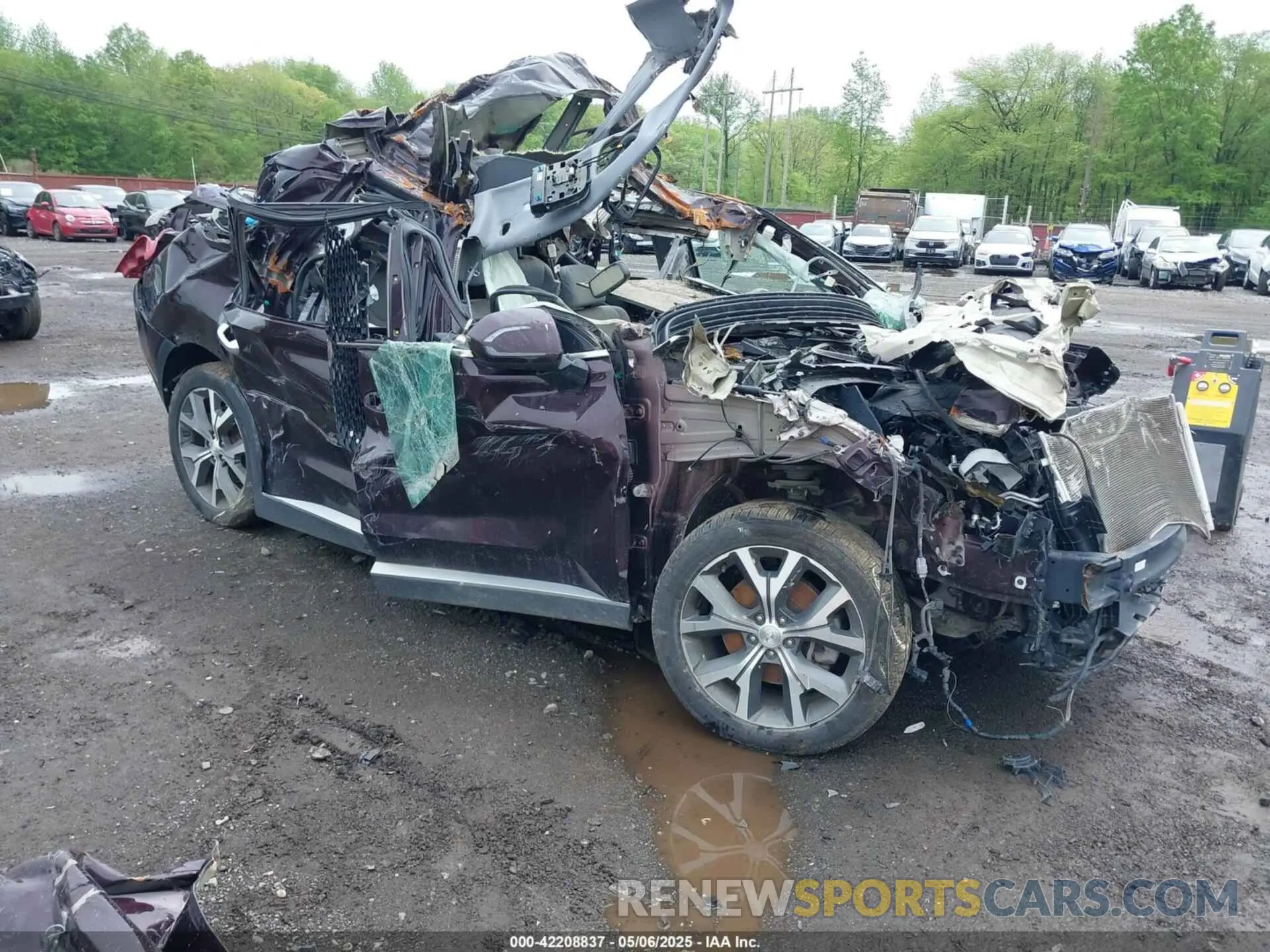 1 Photograph of a damaged car KM8R3DHE6NU379149 HYUNDAI PALISADE 2022