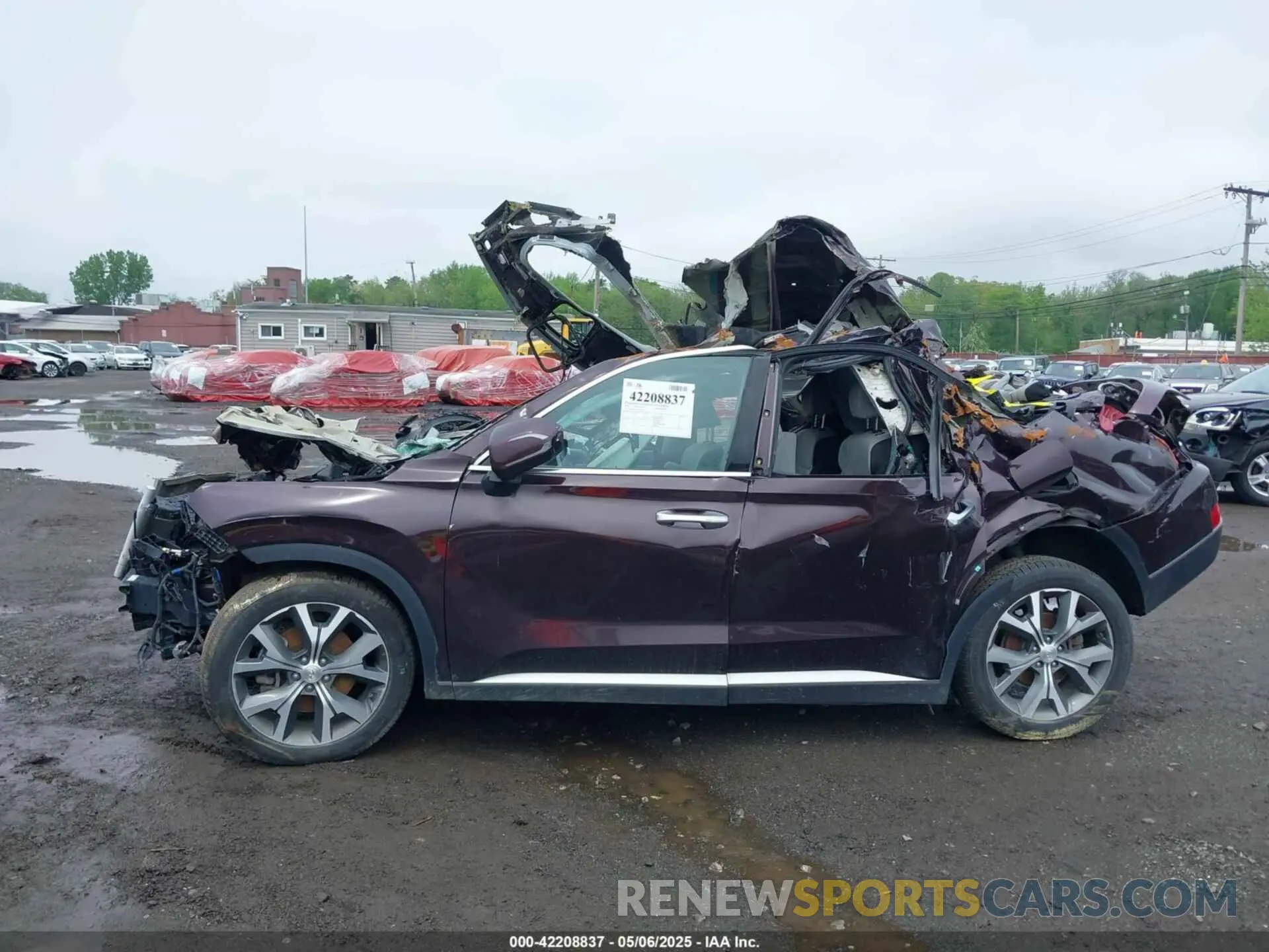 12 Photograph of a damaged car KM8R3DHE6NU379149 HYUNDAI PALISADE 2022